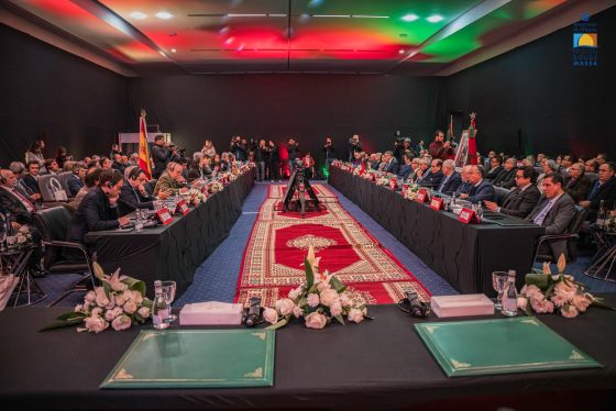 Rencontre avec la délégation de haut niveau conduite par le Président des Îles Canaries