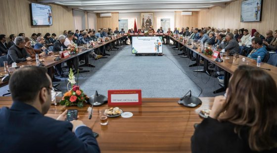 Visite de Monsieur le Ministre de l&rsquo;Industrie et du Commerce à la CCIS Souss Massa